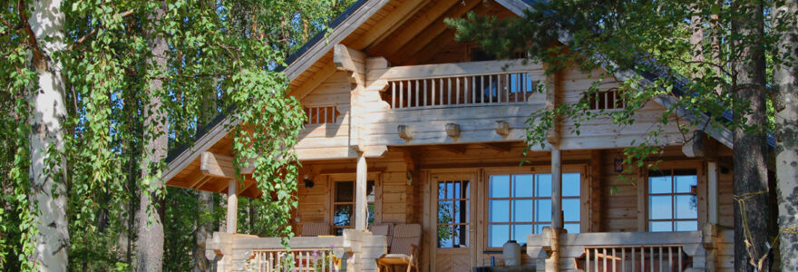 Chalets en bois en Haute-Savoie